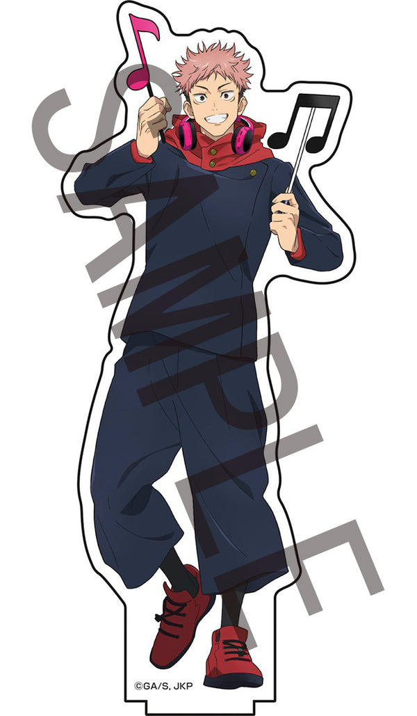『呪術廻戦』描き下ろしBIGアクリルスタンド【ミュージックver.】①虎杖悠仁
